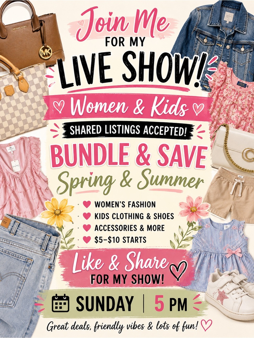 Share Show Sunday @ 5pm